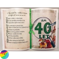 Posvetilo v obliki knjige za 40 let - Zelena